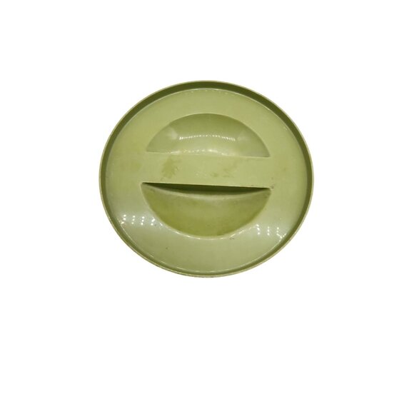 Vintage PYREX Avocado Green Lid Storage Container 6 x 4 - Picture 2 of 4